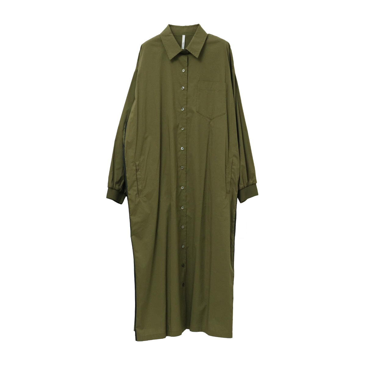 サイドラインワンピース 56 カーキグリーン【Dignite collier