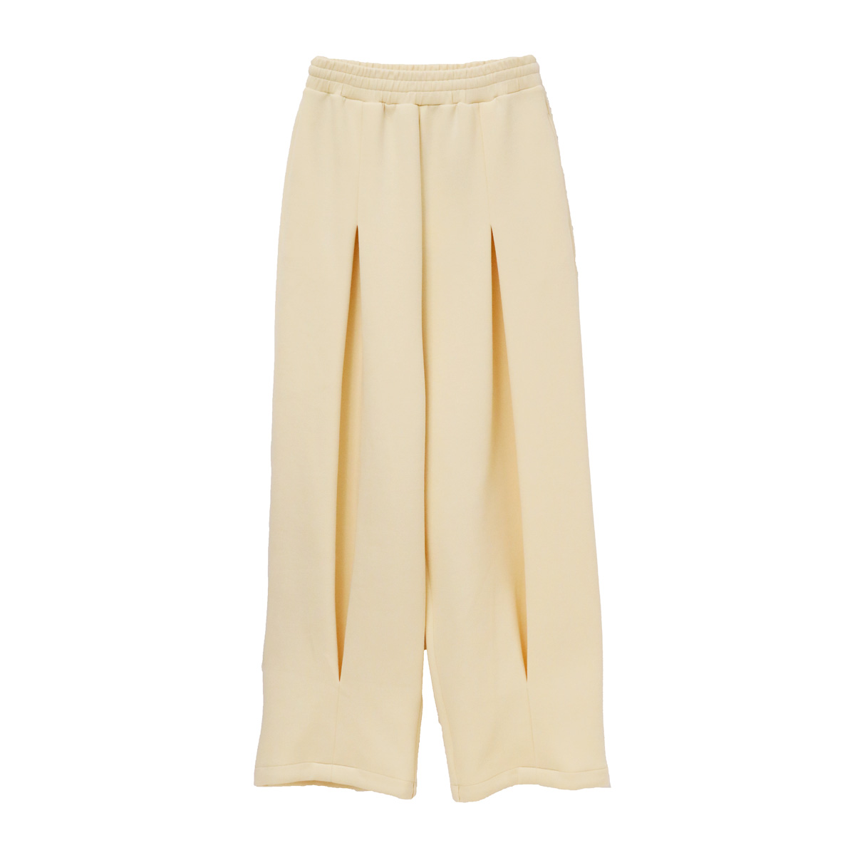 タックイージーパンツ 32 アイボリー【Dignite collier(ディニテコリエ