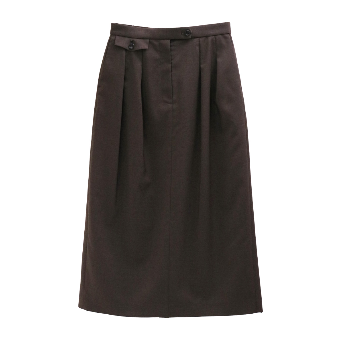 2タックタイトスカート D ブラック【BRAHMIN(ブラーミン)】｜Fleur de lis 