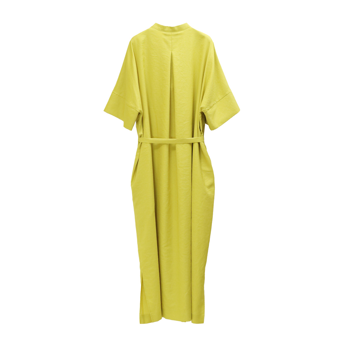 バンドカラーロングシャツワンピース 71 レッド【Fleur de lis