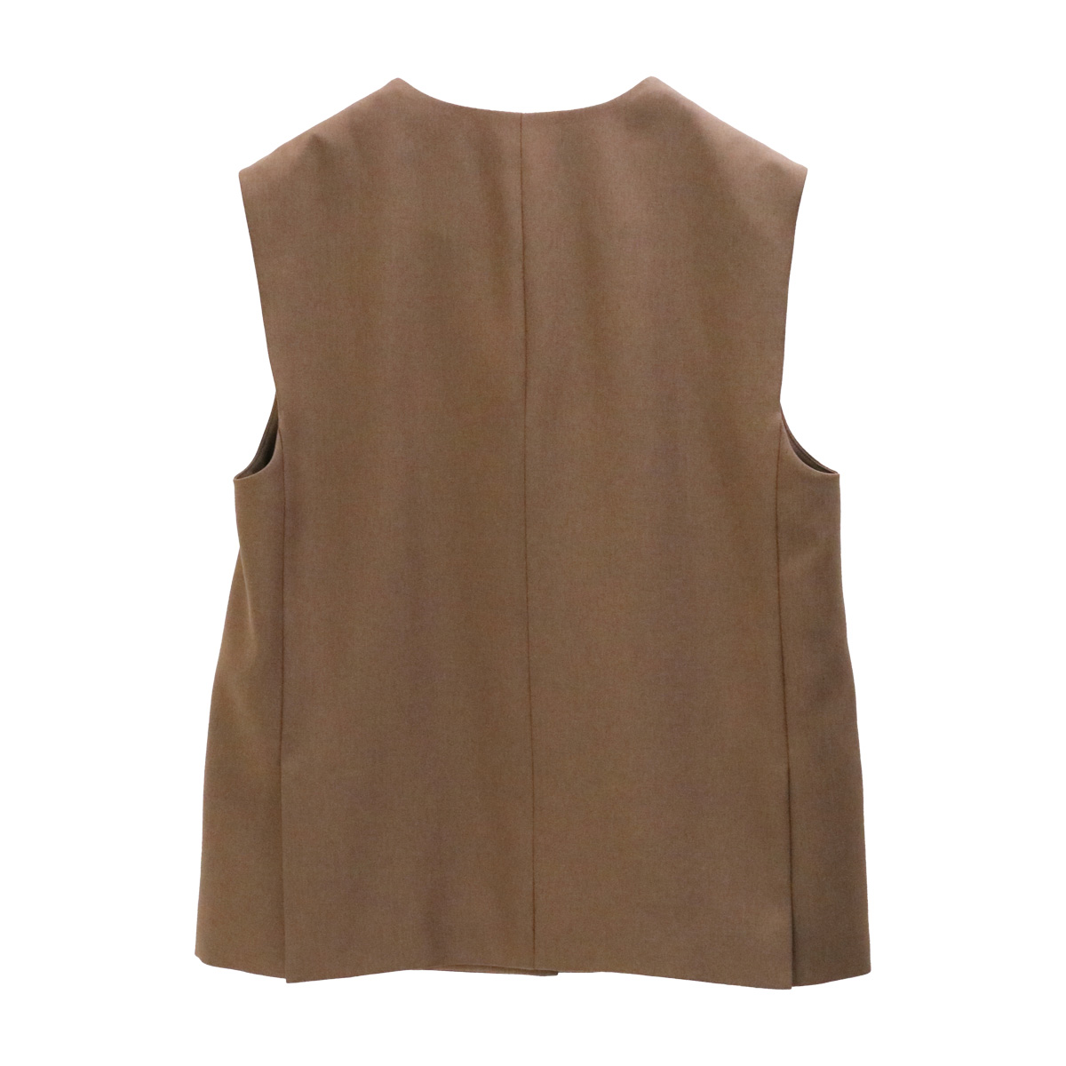 パウダーツイルVネックジレ 70 ブラウン【PASSIONE(パシオーネ)cafune  