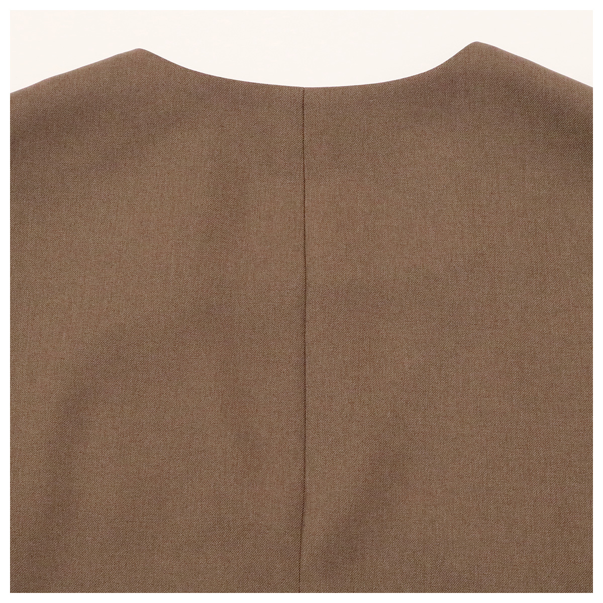 パウダーツイルVネックジレ 70 ブラウン【PASSIONE(パシオーネ)cafune  