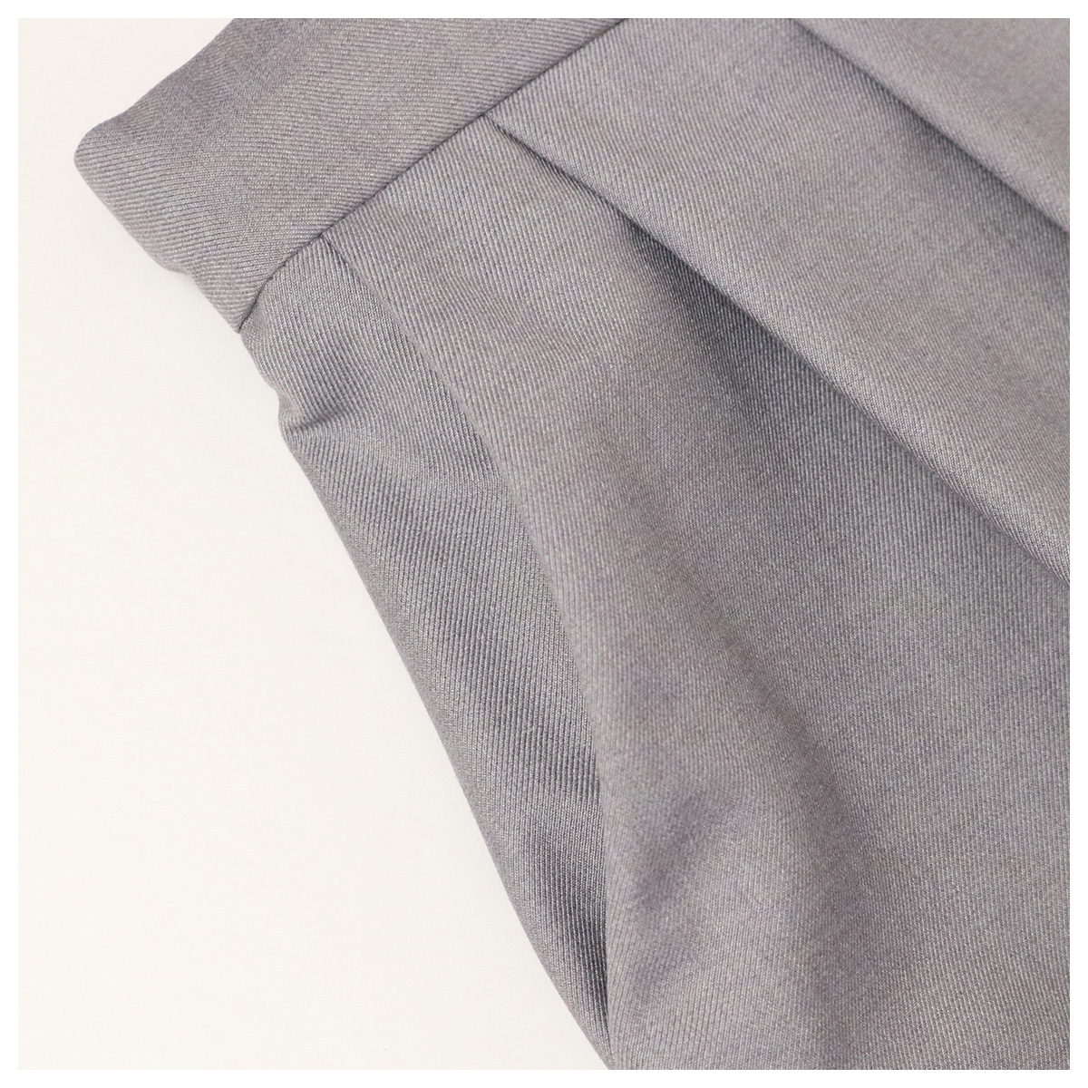 異素材ミックスパンツ 03 グレー×ブラック【Dignite collier