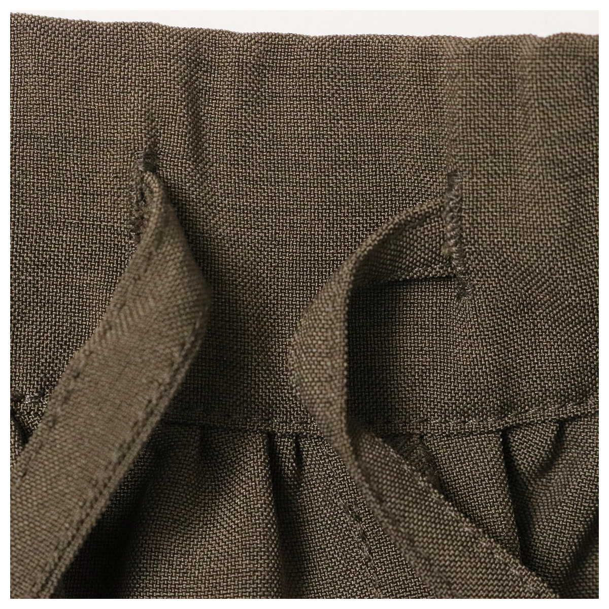 センターステッチパンツ 01 ライトグレー【Dignite collier