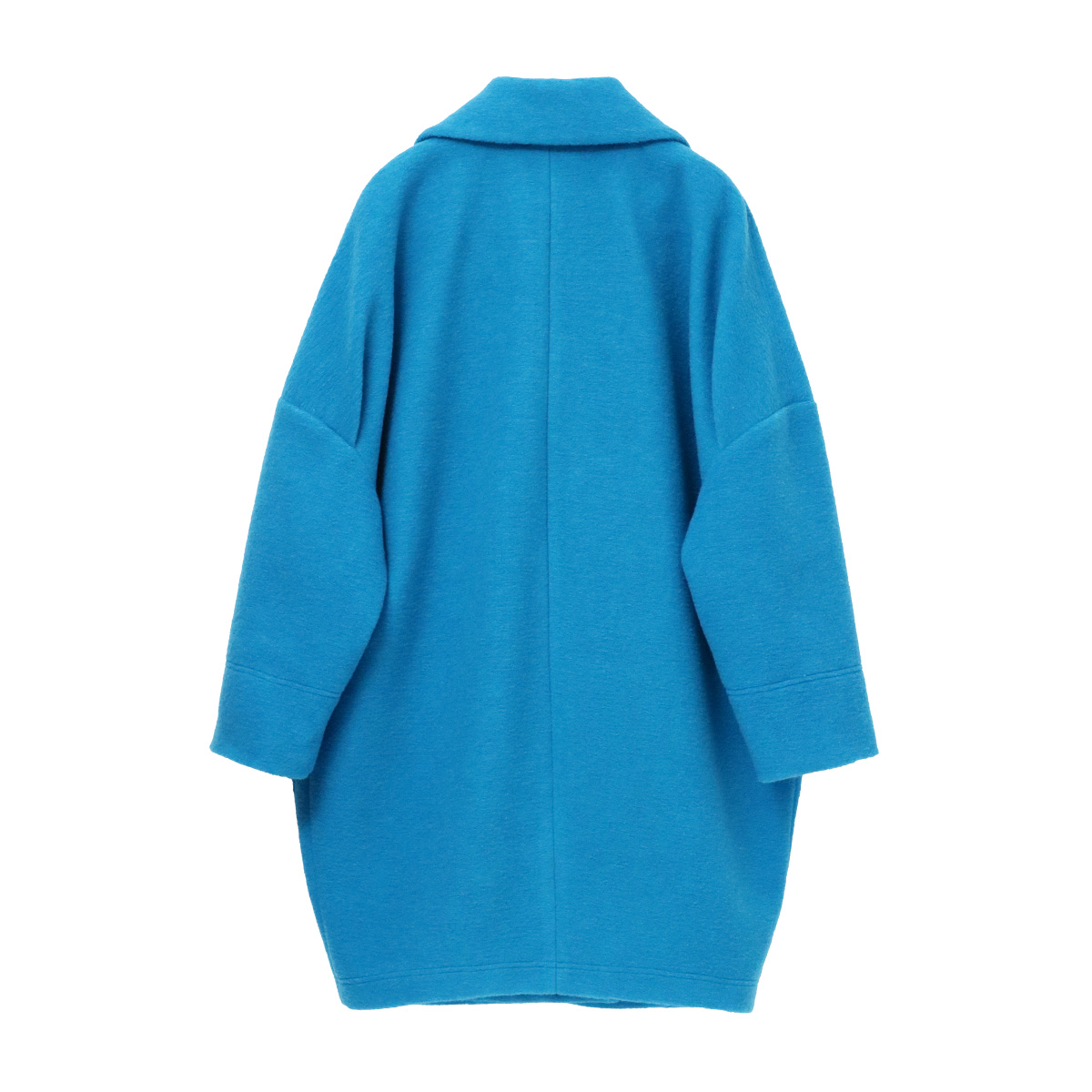 PASSIONE パシオーネ　コクーンシルエットウール混チェスターコート コクーンシルエットウール混チェスターコート 95 チャコールグレー