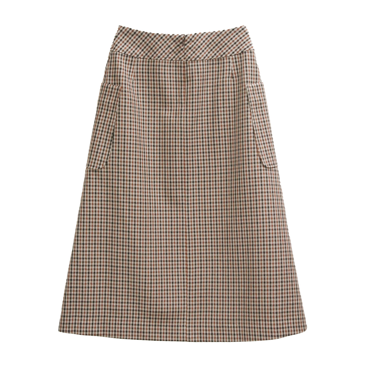 パッチポケットスカート 