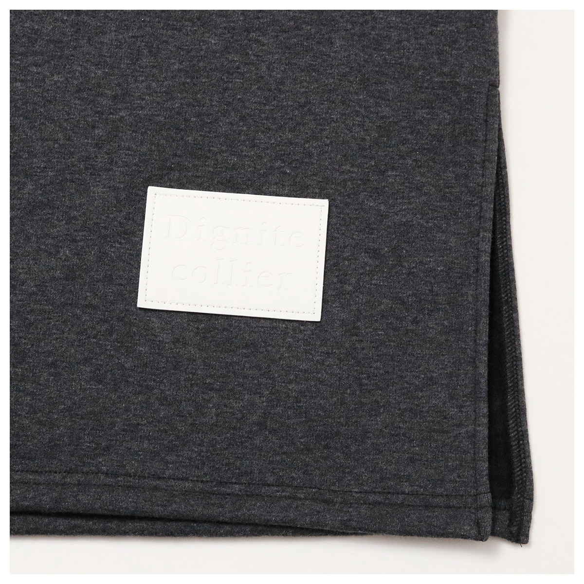 美品 Dignite collier黒 サイズF ボンバーハーフジッププルオーバー 04 ブラック【Dignite collier